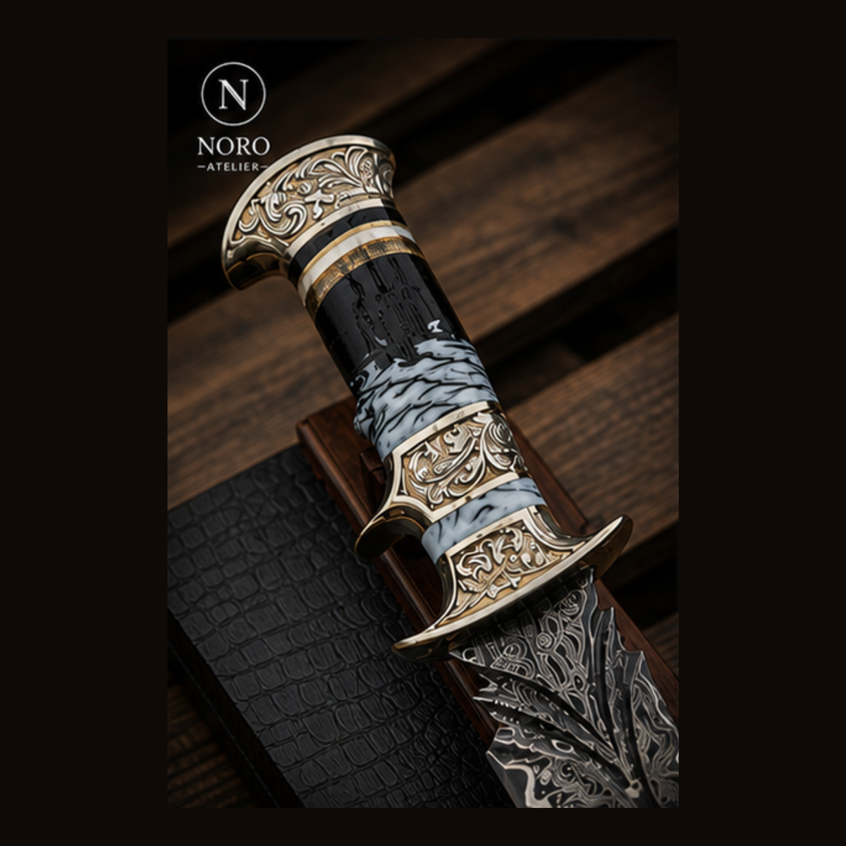 Forgehammer Damascus Knife