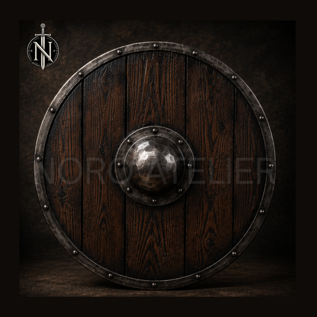 Ironwood Norse Round Shield
