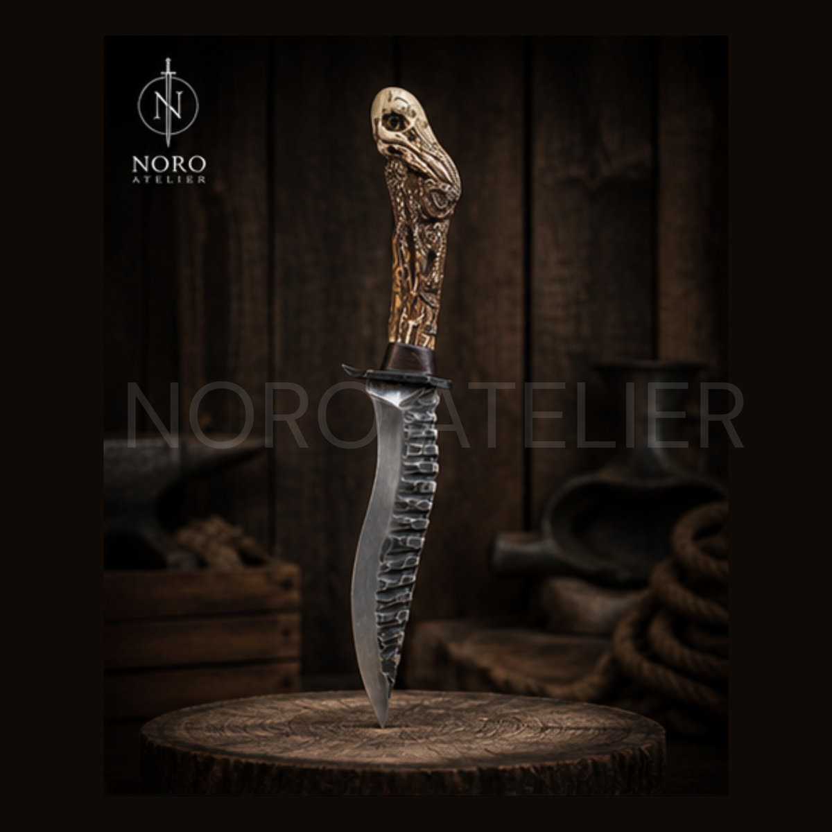 Ravenclaw Damascus Knife