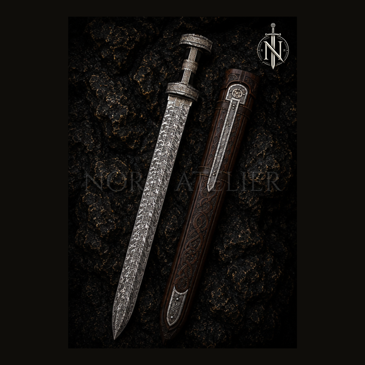 The Ironborn Damascus Sword