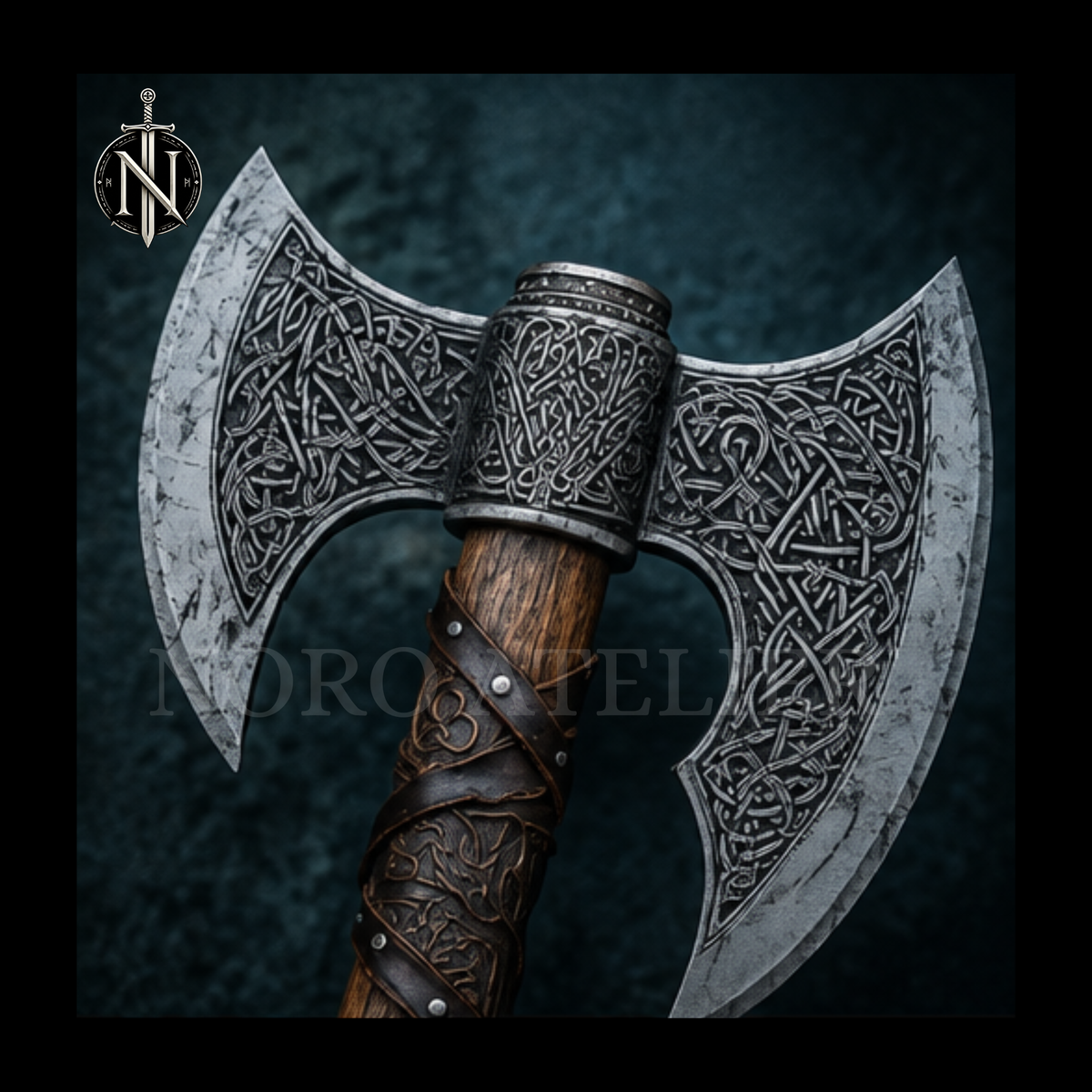 Norse Twinblade Axe