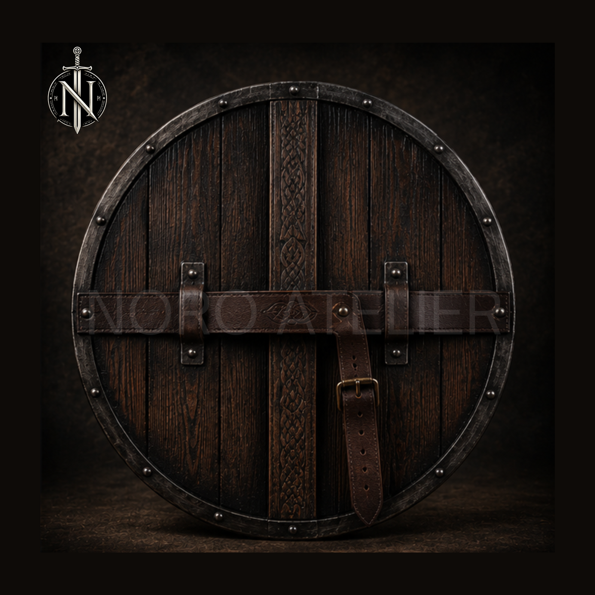 Ironwood Norse Round Shield