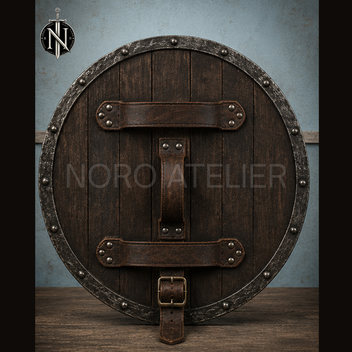 Ravenbound Twin Ravens Norse Shield