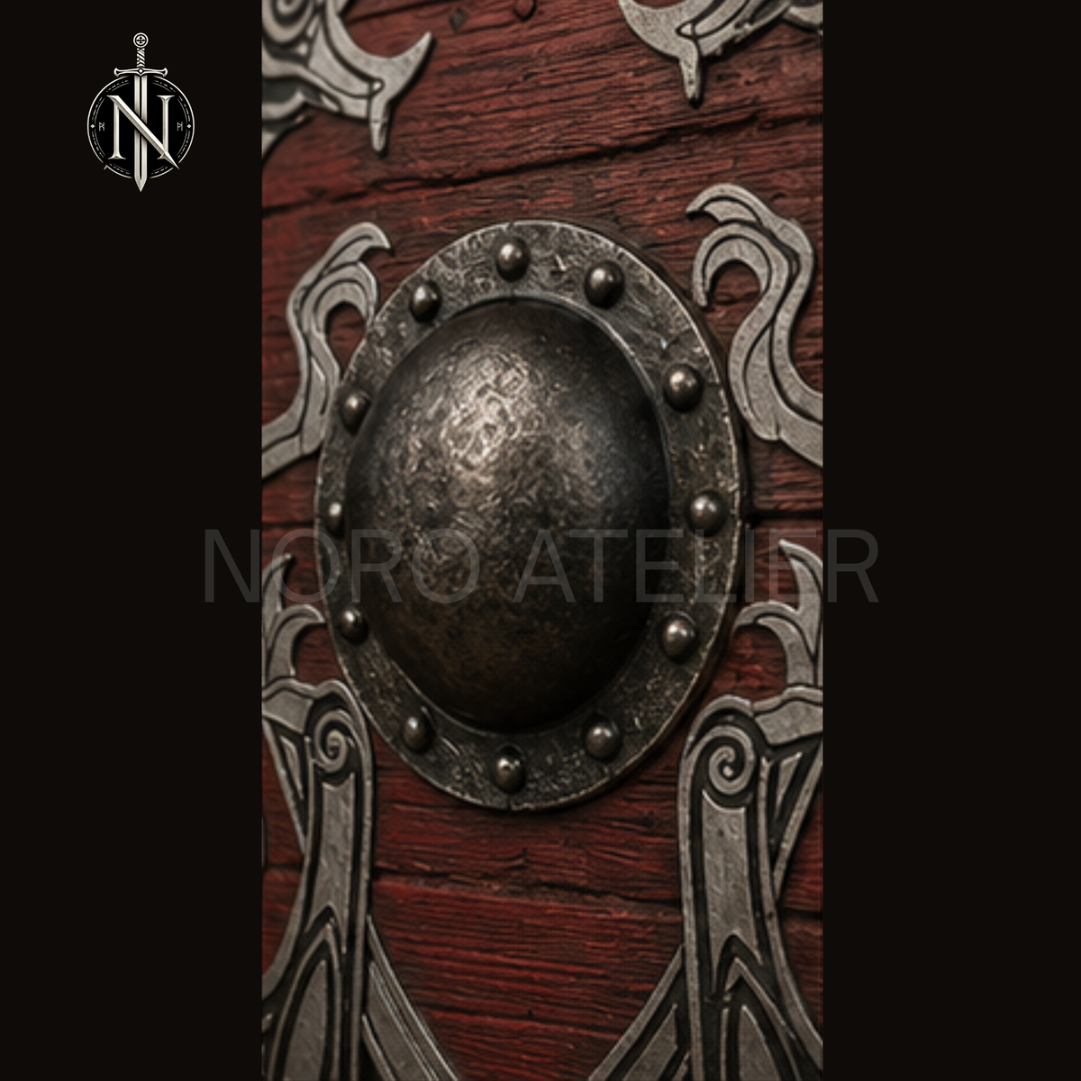 Ravenbound Twin Ravens Norse Shield
