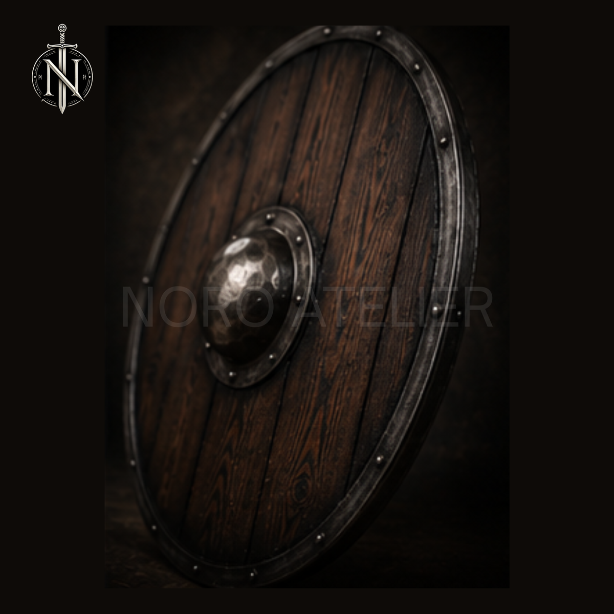 Ironwood Norse Round Shield