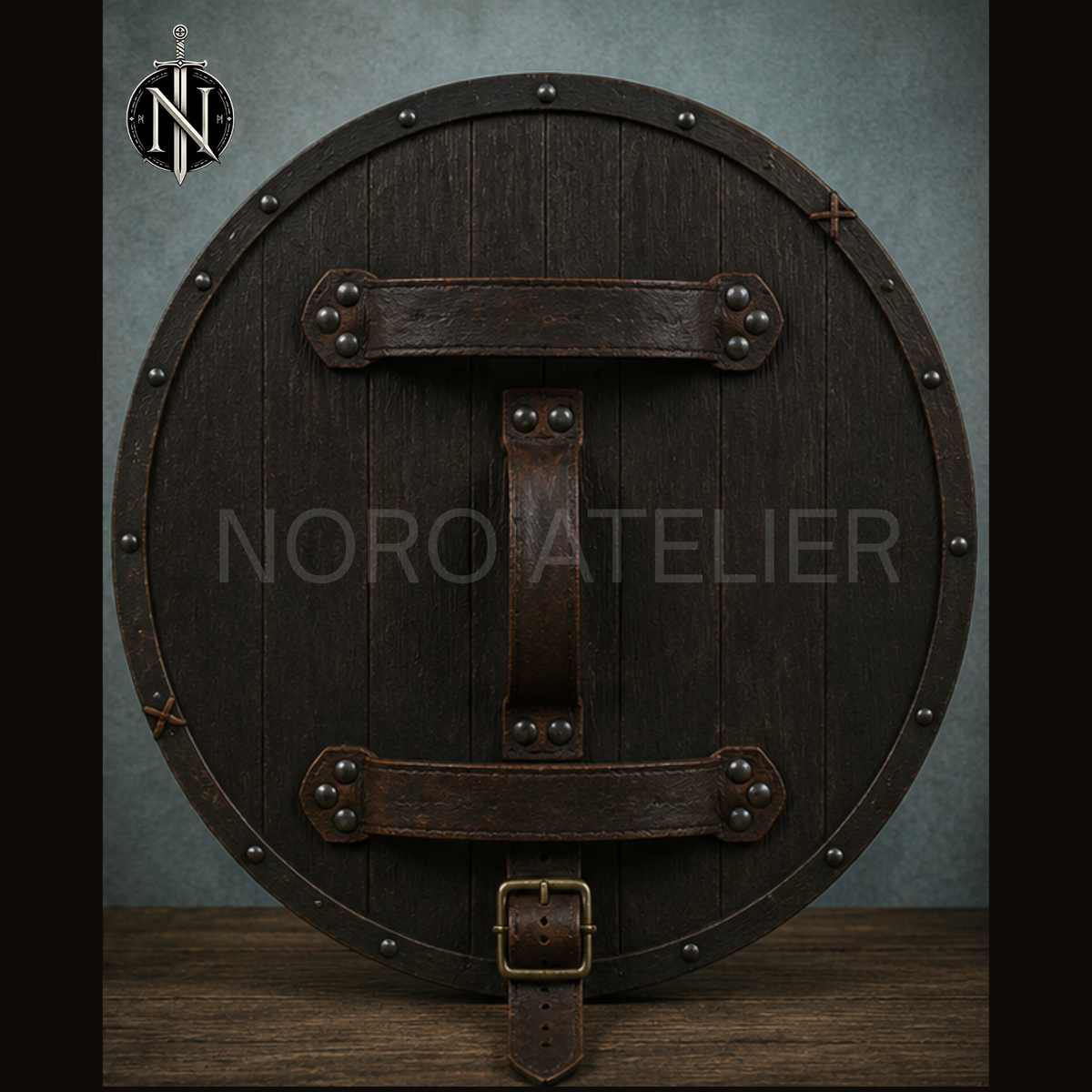 Jörmungandr Emerald Norse Shield