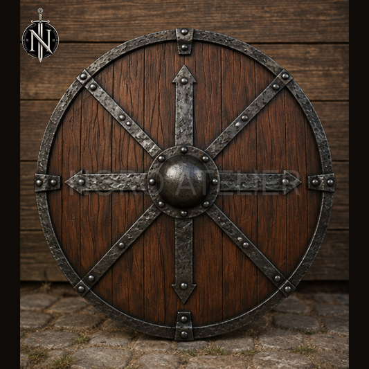 Ironbound Viking Round Shield