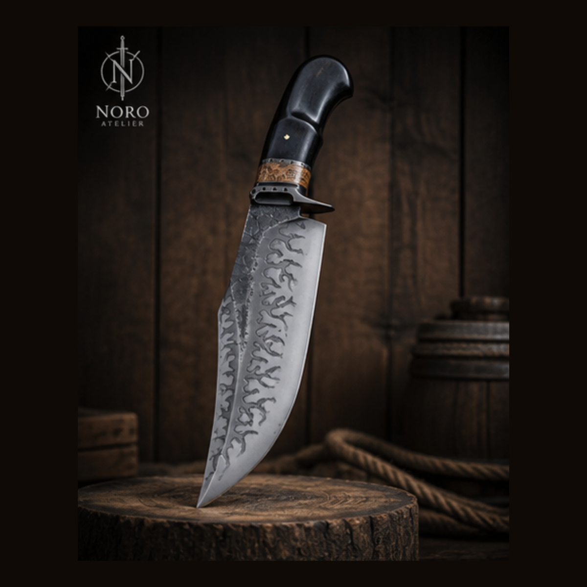 Ironwood Damascus Hunter